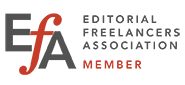 Member of the Editorial Freelancers Association since 1995